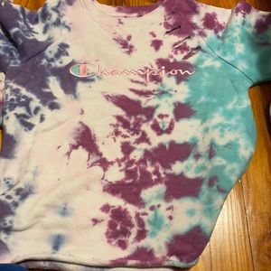 Tie die champion shirt